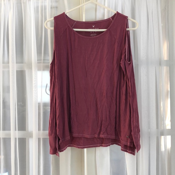 American Eagle Outfitters Tops - American Eagle cold shoulder shirt size S
